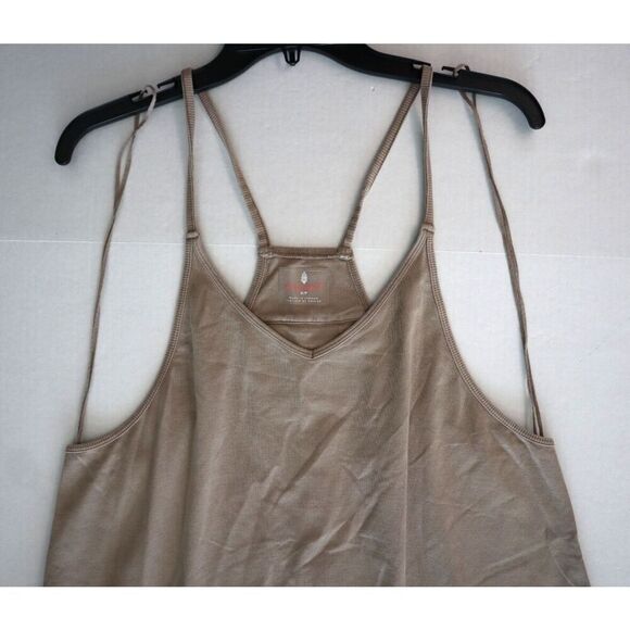 Free People Movement OB1239677 Women's Sz Small Light Brown Hot Shot Jumpsuit - Picture 7 of 13